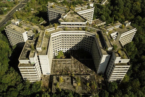 Ховринская Заброшенная Больница фото сверху