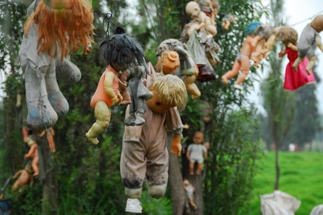 остров кукол фотографии реальные