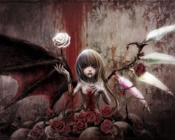 страшные аниме картинки (47)
