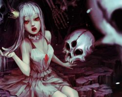 страшные аниме картинки (48)