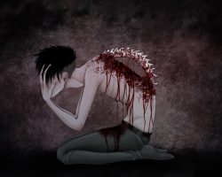 страшные аниме картинки (7)