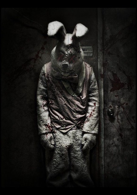страшный Человек-кролик картинка