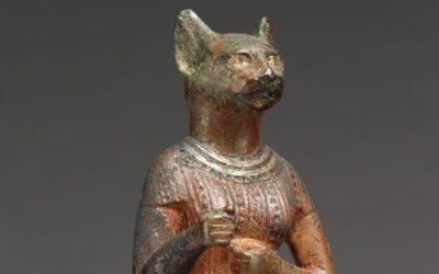 Bastet, 664–30 B.C. Egyptian, Late Period–Ptolemaic Period Bronze