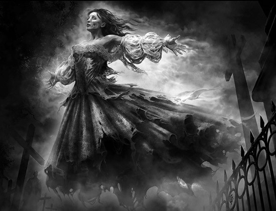 девушка привидение