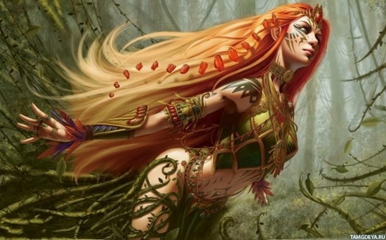 фэнтези дриада