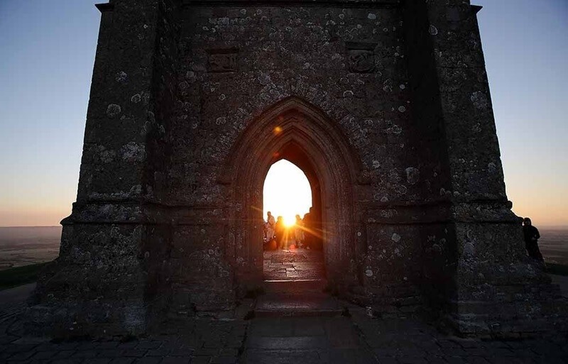 Гластонбери Тор в Англии