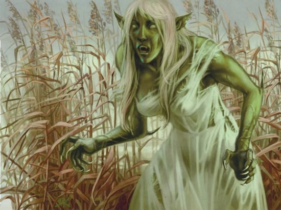 кикимора на болоте