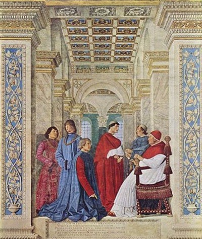 Первый библиотекарь Ватиканской библиотеки 1475 г.