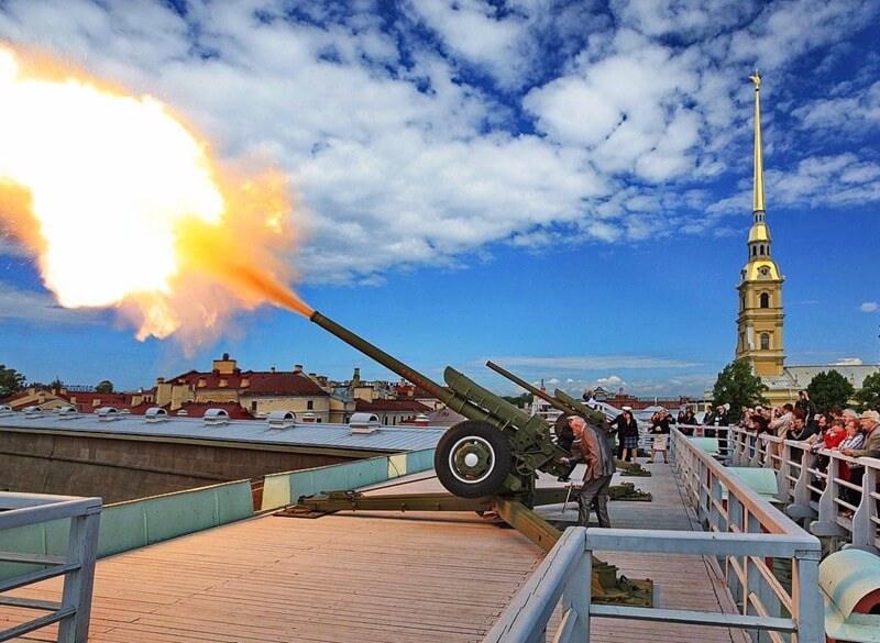 пушки Петропавловская крепость