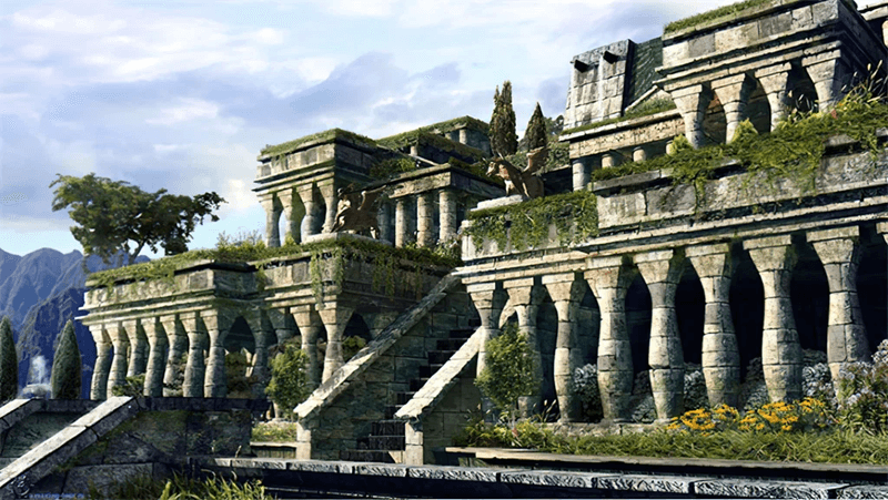 Висячие сады Семирамиды картинка