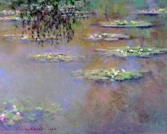«Водяные лилии» Клода Моне фото картины